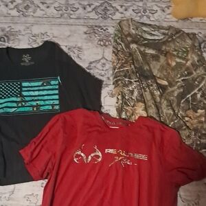 Realtree Red and Black Kids Tees Set